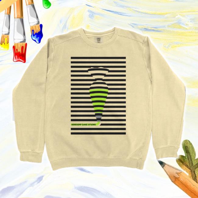 Original Sideserf Cakes Merch Store Green Buttercream Hoodie Sweatshirt Sideserfcakes Shop