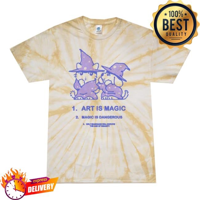 Trending Paperbeatsscissors Art Is Magic Tie Dye t-shirt, hoodie, tank top, sweater and long sleeve t-shirt The Yetee Shop
