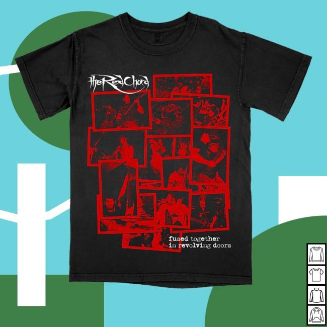The Red Chord Fused Collage Black T Shirts