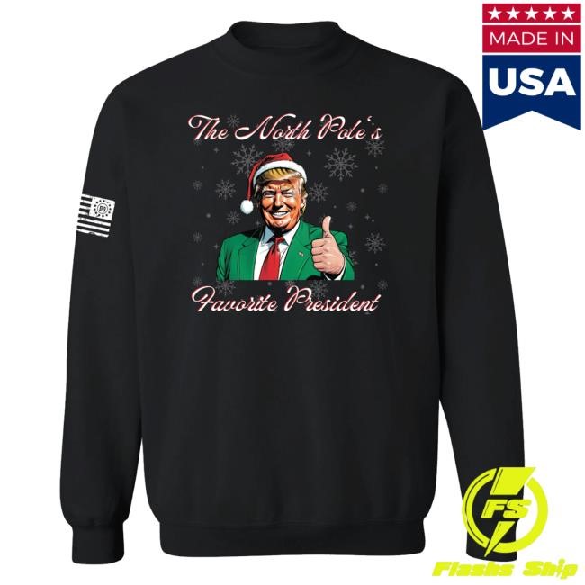 Official David Harris Jr Store Merch North Pole's Favorite President Outerwear Tee David Harris Jr Store Merch North Pole's Favorite President Outerwear Funny Shirt