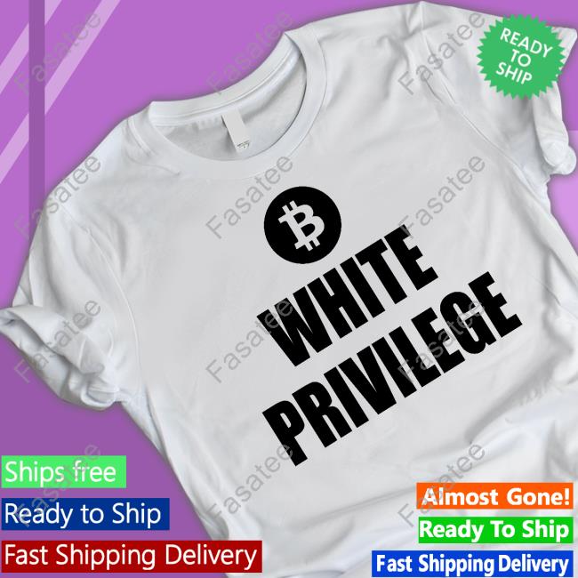 Bitcoin White Privilege Hoodie Sweatshirt