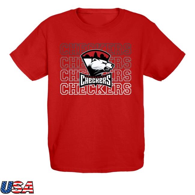Charlotte Checkers Merch Shop Checkers Fade Shirt