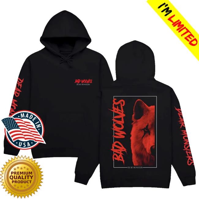 Bad Wolves Nation Merch Dear Monsters Album Shirts
