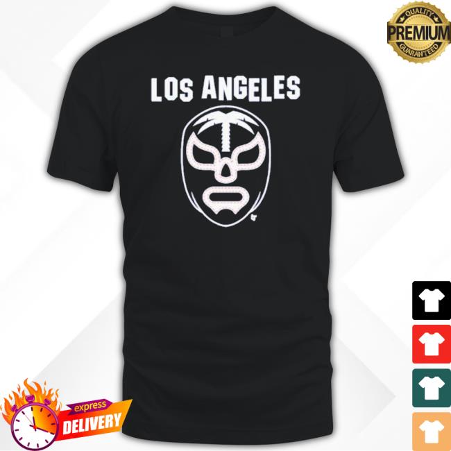 Official Los Angeles Baseball Lucha Mask T-Shirt