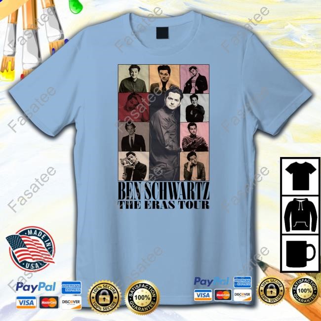 Limited Ben Schwartz The Eras Tour T-Shirt Ben Schwartz The Eras Tour Tee Shirt