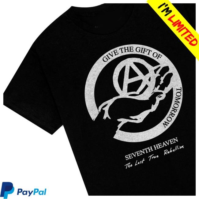 Seventh Heaven Merch Shop Store Official Gift Of Tomorrow Black Shirts
