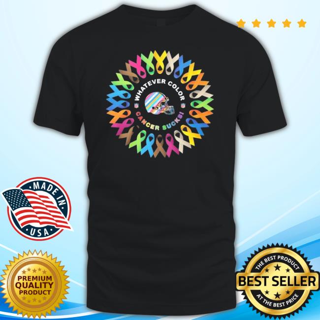 Cleveland Browns Whatever Color Cancer Sucks shirt