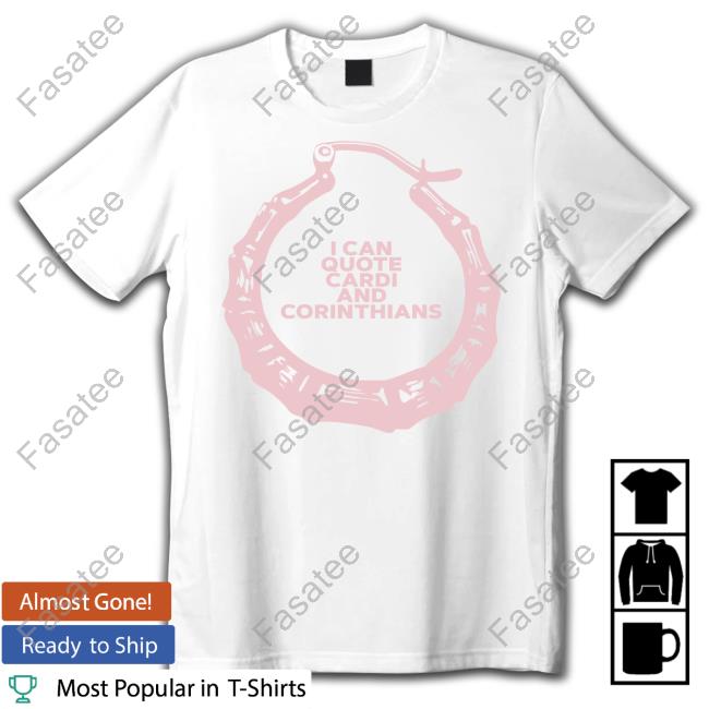 I Can Quote Cardi And Corinthians Bodak Pink Long Sleeve T Shirt