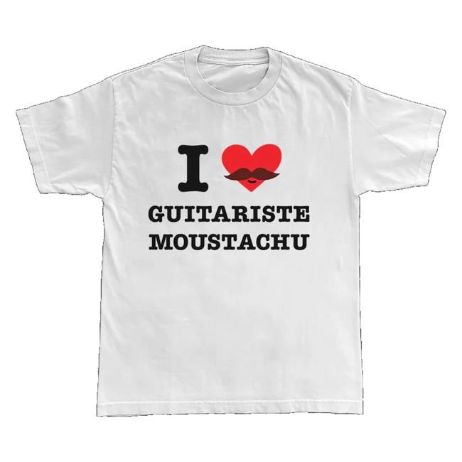 Paramore Merch Store Guitariste Moustachu Tee