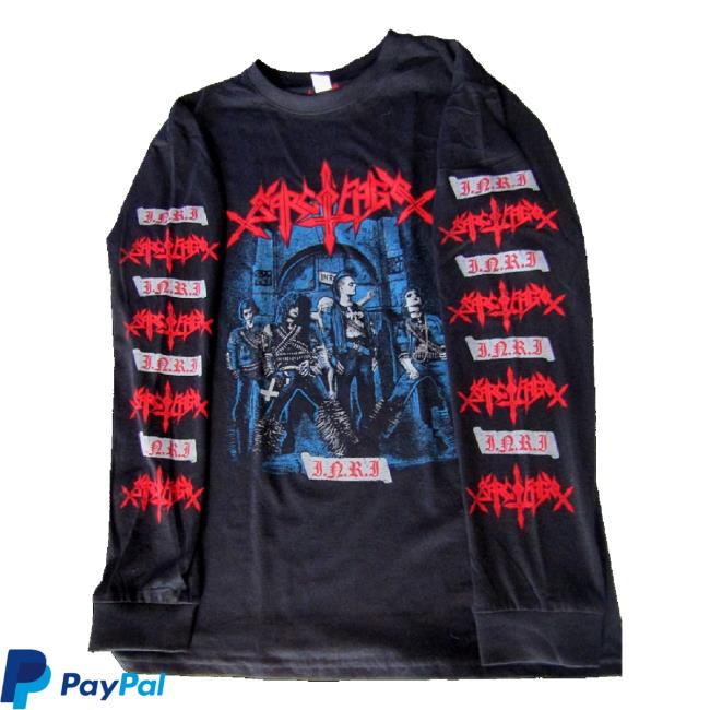 Trending Big Cartel Merch Store Sarcofago I.N.R.I Ls Sweaters Bigcartel Shop