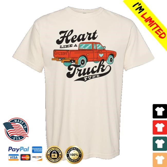 Lainey Wilson Merch Store Heart Like A Truck Fund Zip Up Hooded Sweatshirt