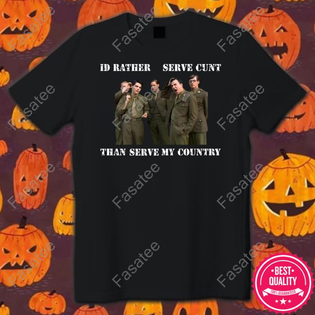 D0cshartens I'd Rather Serve Cunt Than Serve My Country My Chemical Romance T Shirt