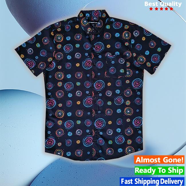 Molokaisurf Merch Vibrant Spiral Hawaiian New Shirt