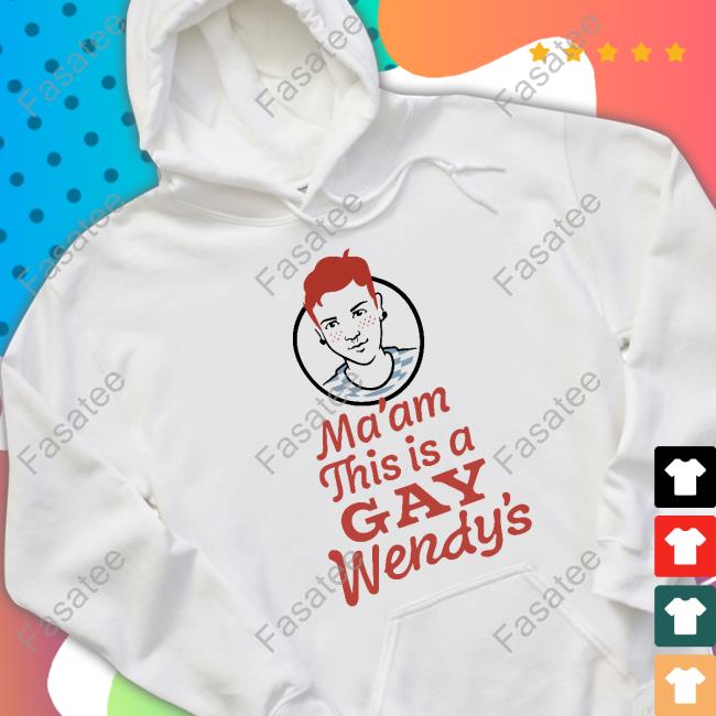 Blackhartstp Ma'am This Is A Gay Wendy's Hoodie