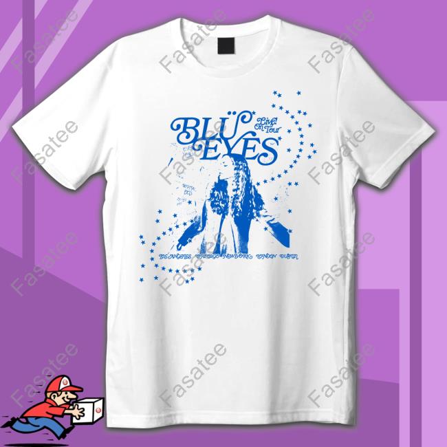 Blueyesmusic Merch Blu Eyes Live On Tour Los Angeles Chicago New York London Durm Tee Shirt