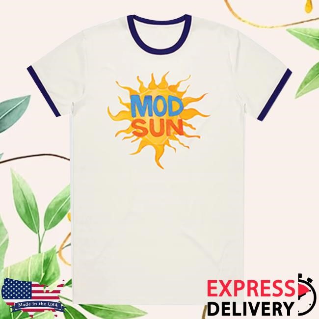 Mod Sun Music Merch Shop Sunshine Self Portrait Ringer Long Sleeve Shirt