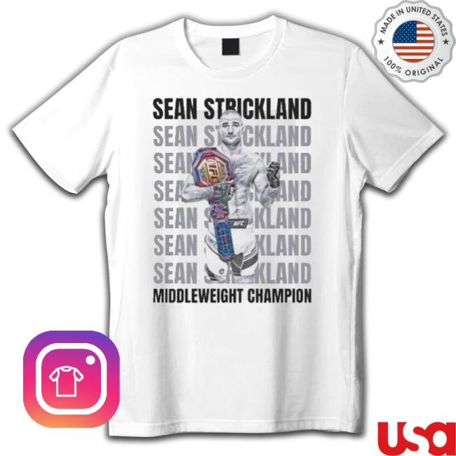 Original Sean Strickland New Middleweight Champion Unisex Sweatshirt