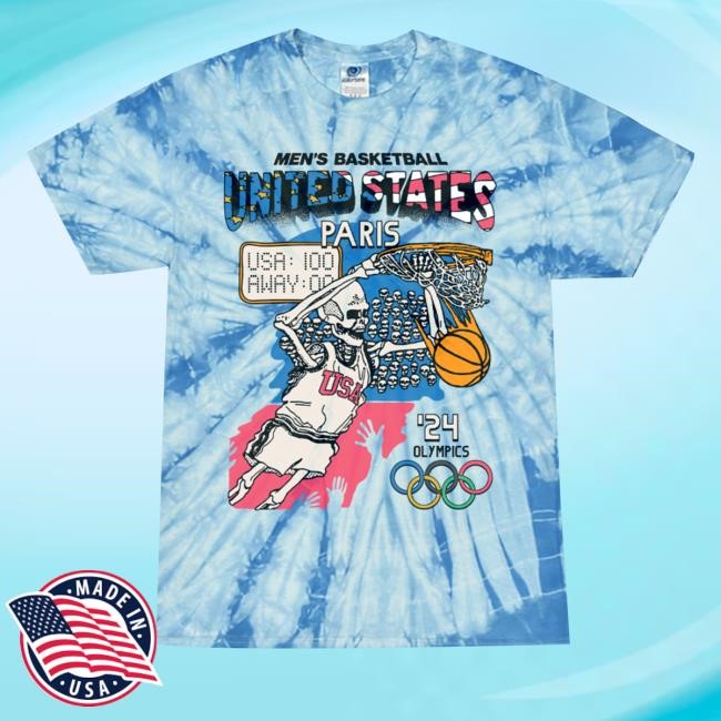 Thegoodshirts Merch Team Usa Basketball Men's Baseball United States Paris 24 Olympics Sweatshirt