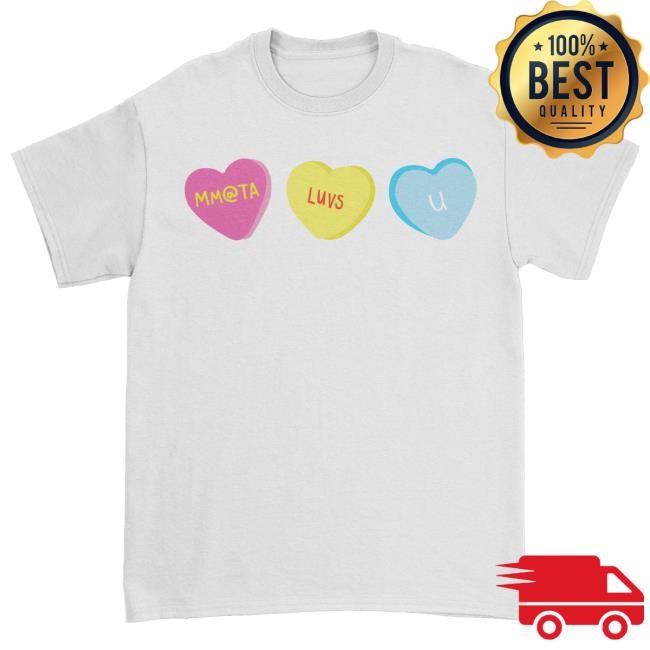 Meet Me At The Altar Merch Shop Candy Hearts T-Shirt White Funny Shirt