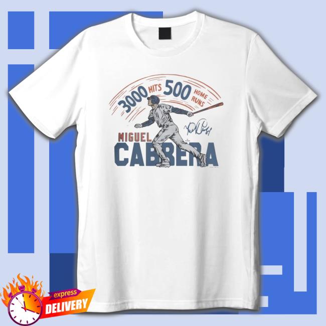 Detroit Tigers Miguel Cabrera Milestones Sweatshirt