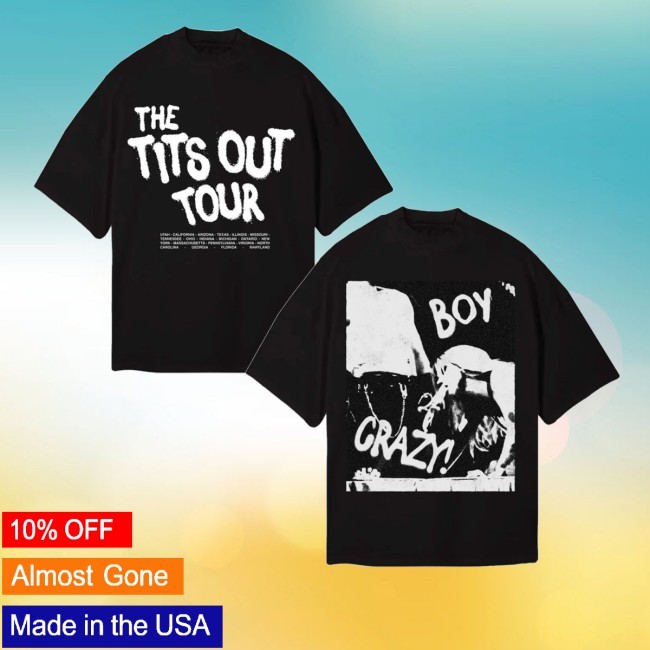 Boy Crazy Tits Out Tour Sweatshirt Kesha Merch Store Boy Crazy Tits Out Tour Shirts