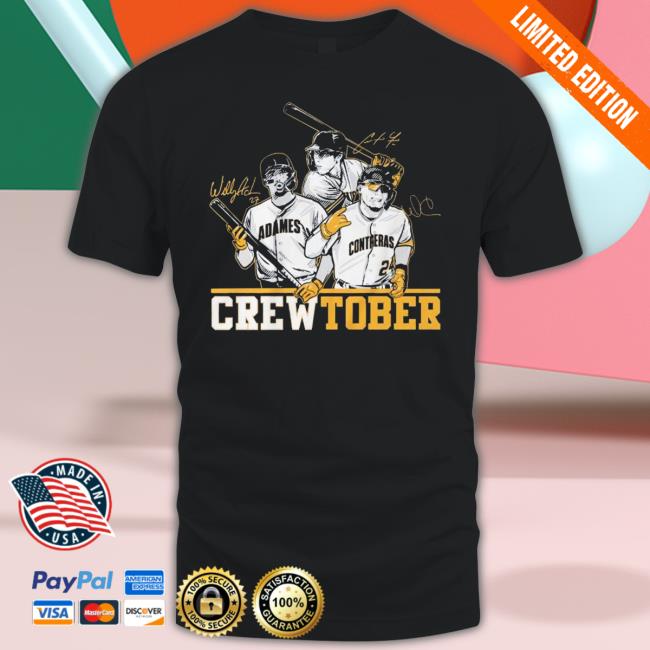 Christian Yelich Willy Adames & William Contreras Crewtober Signatures Hoodie