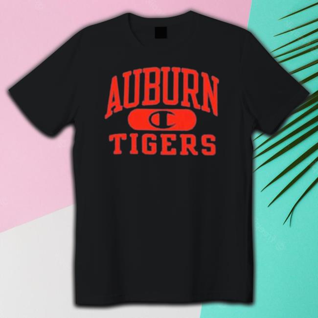Ncaa Shop Champion Auburn Tigers Arch Pill Hoodie