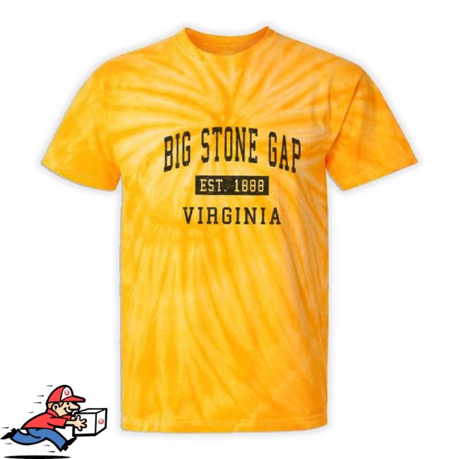 Big Stone Gap Virginia Classic Established Tie-Dye T-Shirt