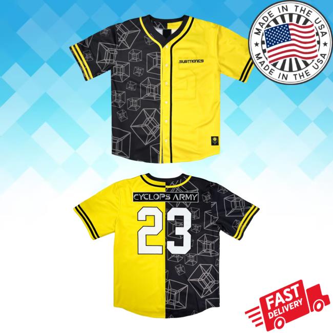 Official Subtronics Merch Store Subtronics Shop Classic Cyclops Army Baseball Jersey T Shirt