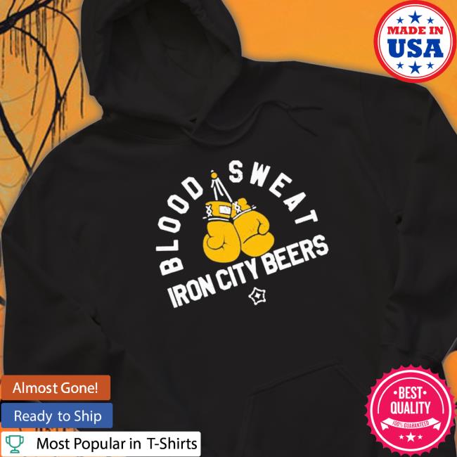 Blood Sweat Iron City Beers shirt