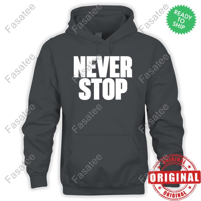 Never Stop Tee Kevin Porter Jr Wearing Never Stop T-Shirt
