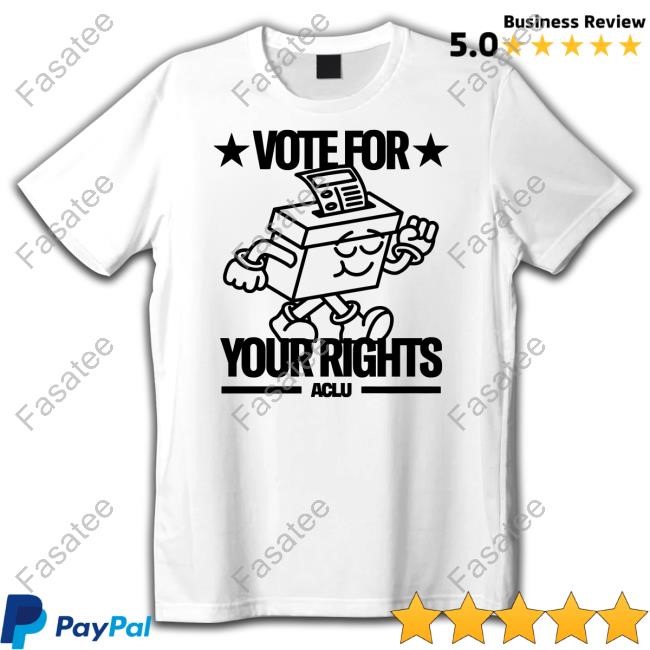 Vote For Your Rights Hoodie Aclu