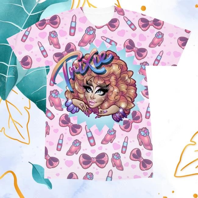 Trixie Mattel Icons By Micah Souza All Over Print Shirt Dragqueenmerch