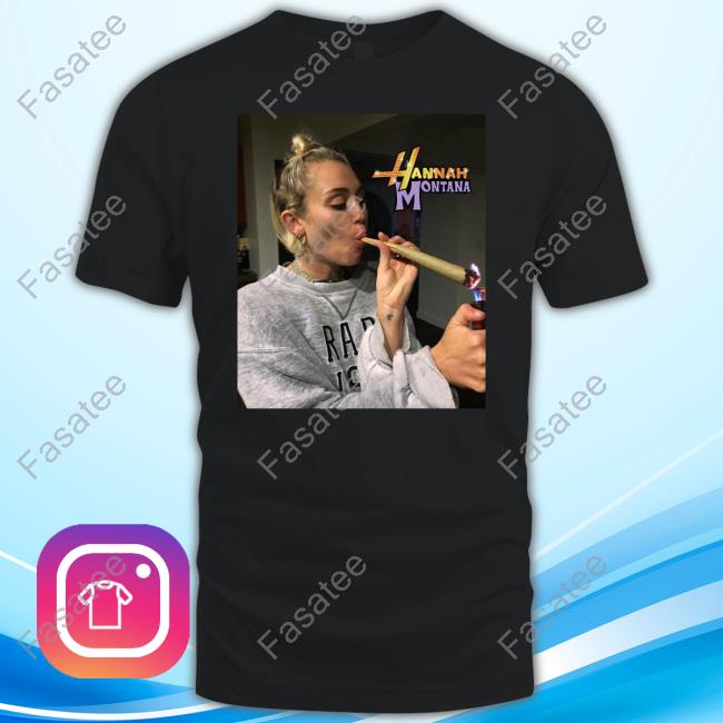 Whitemarket Shop Hannah Montana Smoking Weed Tee
