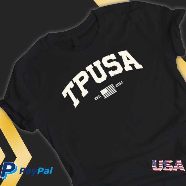 Tpusa Merch Tpusa Collegiate Est 2012 shirt, hoodie, tank top, sweater and long sleeve t-shirt