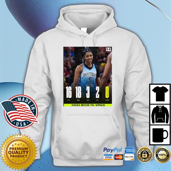Trending Angel Reese Vs Wings 16 Pts 18 Reb 3 Ast 2 Stl 8 Oreb T-Shirt