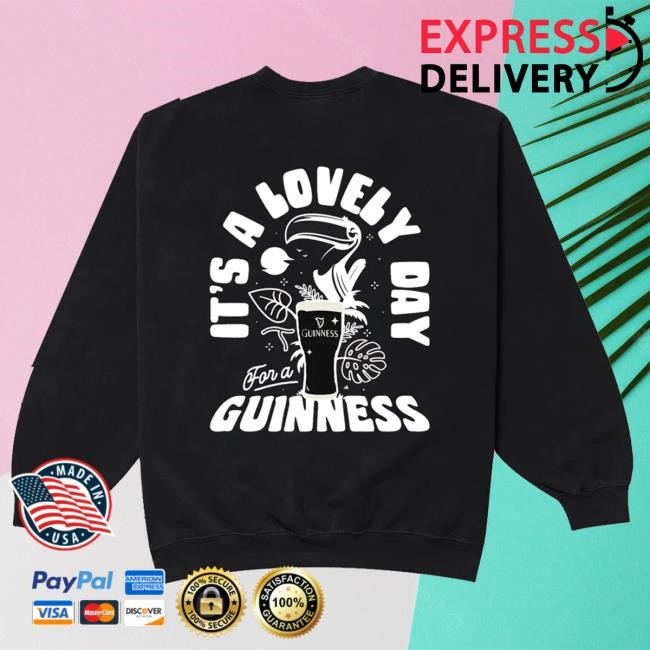 Original Unikclothing Merch Store Guinness X Un K 'Jungle' Sweater - Black Tee Shirt