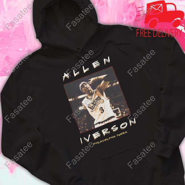 Dawn Staley Wearing Allen Iverson Hooded Sweatshirt