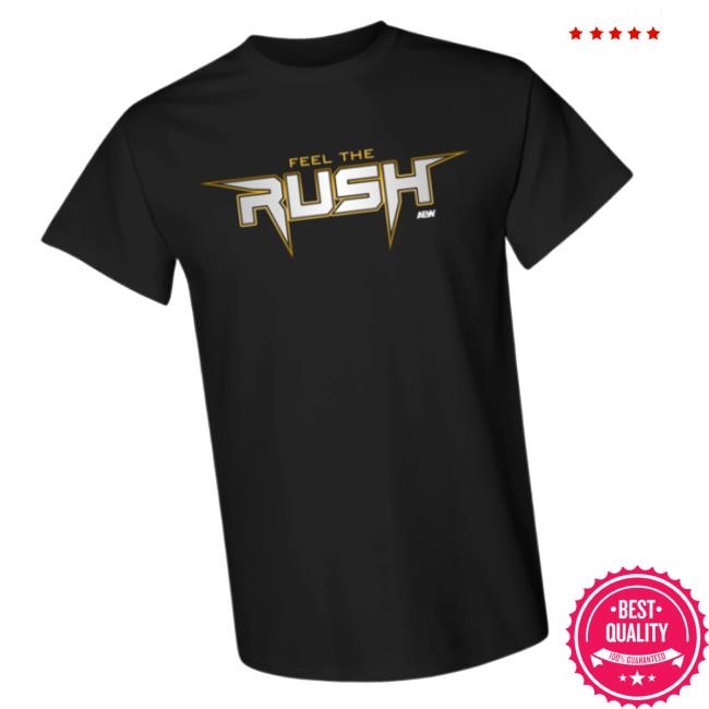 Official Shopaew Merch Store Lio Rush - Feel The Rush T-Shirt