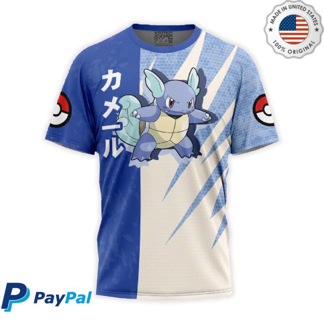 Trending Wartortle Attack Pokemon Shirt