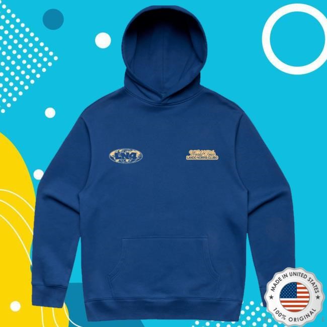 Lando Norris Official Store Merch World Tour Tee Shirt Lando Norris Official Store Merch World Tour Hoodie, Sweatshirt