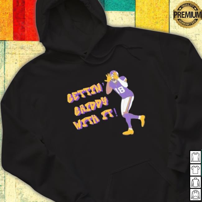 Minnesota Vikings Justin Jefferson Gettin Griddy With It Sweaters Minnesota Vikings Justin Jefferson Gettin Griddy With It T-Shirt