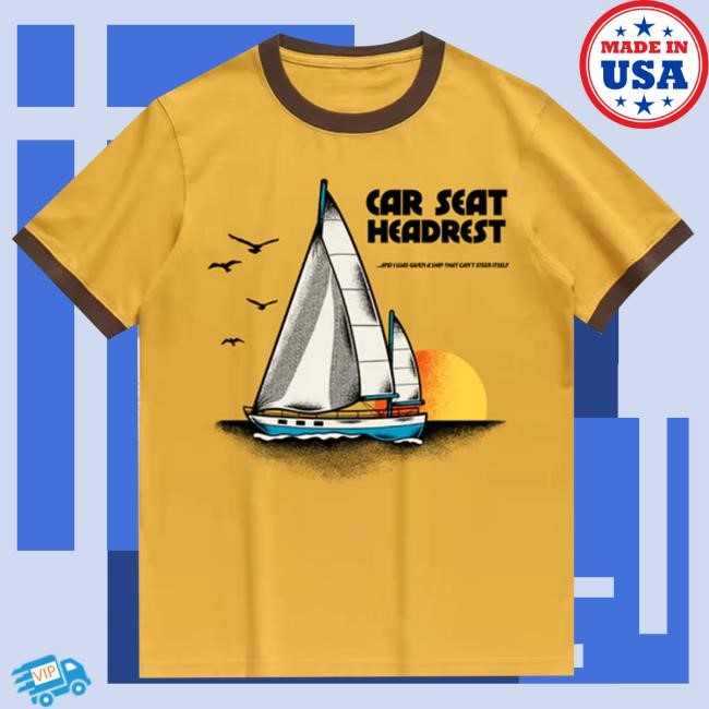 Car Seat Headrest Merch Ballad Of Costa Concordia Vintage Ringer Tee Shirt