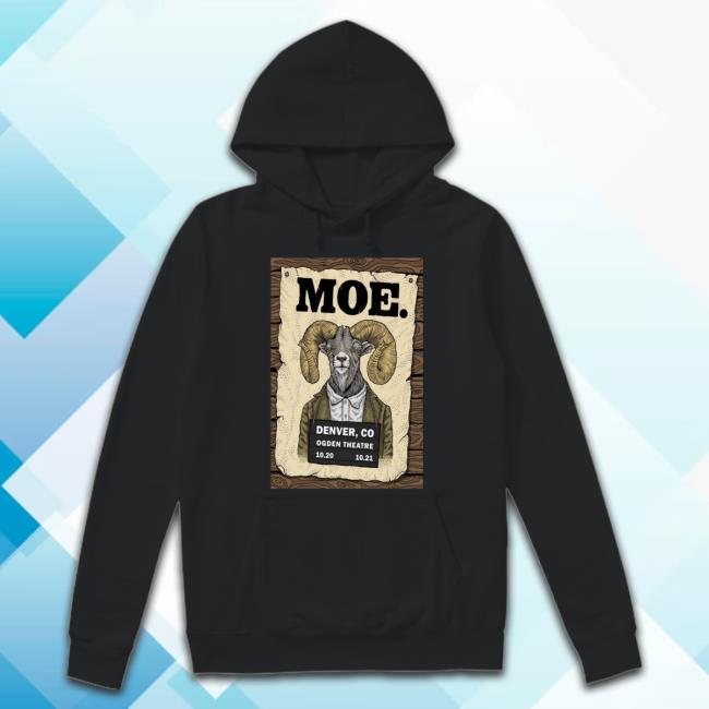 Design Moe Ogden Theatre Denver Co Oct 20Th And 21Th 2023 Show Poster Shirt