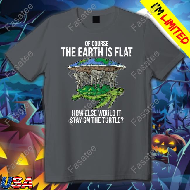 Discworld Of Course The Earth Is Flat How Else Would It Stay On The Turtle Shirt Discworld Of Course The Earth Is Flat How Else Would It Stay On The Turtle Sweatshirt