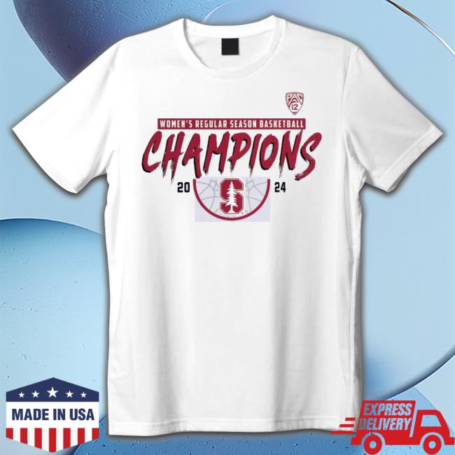 Trending Official Stanford Cardinal 2024 Pac-12 Women’S Basketball Regular Season Champions Hoodie