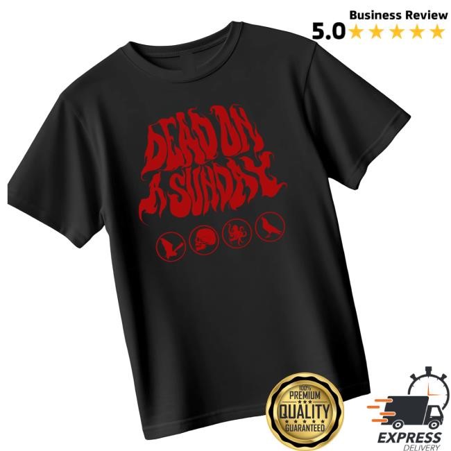 Deadonasunday Merch Store Dead On A Sunday Icon T-Shirt