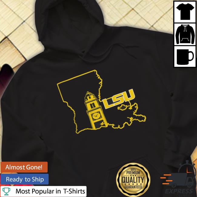 Lsu State Building Icon Shirt Mens