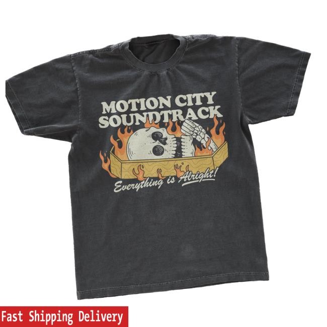 Motion City Soundtrack Merch Coffin Long Sleeve Shirt OriginalMotion City Soundtrack Merch Coffin Shirts