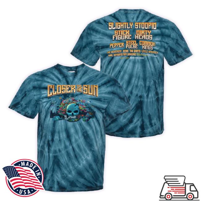 Official Cloud 9 Adventures Merch Store Closer To The Sun 2023 Lineup Unisex Tie Dye New Shirt Cloud9adventures Shop
